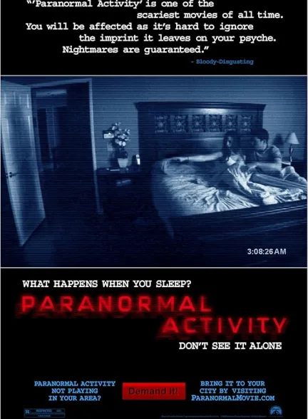 دانلود فیلم فعالیت فراطبیعی | 2007 Paranormal Activity